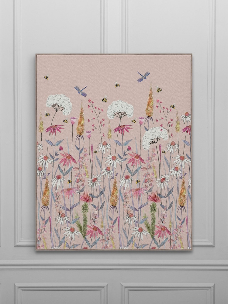 Voyage Blush Hermione Framed Canvas - Image 2 of 3