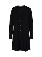 أسود - قميص نوم جيرسيه بتشذيب دانتيل من Cyberjammies - Image 3 of 3