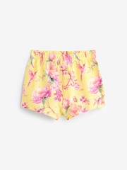 Pink/ Yellow Floral Short Pyjamas 3 Pack (1.5-12yrs) - Image 10 of 12