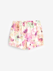 Pink/ Yellow Floral Short Pyjamas 3 Pack (1.5-12yrs) - Image 11 of 12