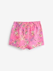 Pink/ Yellow Floral Short Pyjamas 3 Pack (1.5-12yrs) - Image 9 of 12