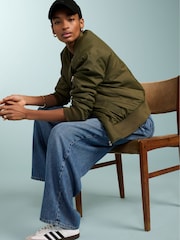 Baukjen Green Tegan Recycled Bomber Jacket - Image 2 of 5