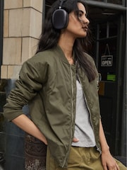 Baukjen Green Tegan Recycled Bomber Jacket - Image 4 of 5