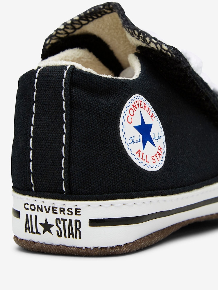 Converse Black Chuck Taylor All Star Pram Shoes - Image 3 of 6