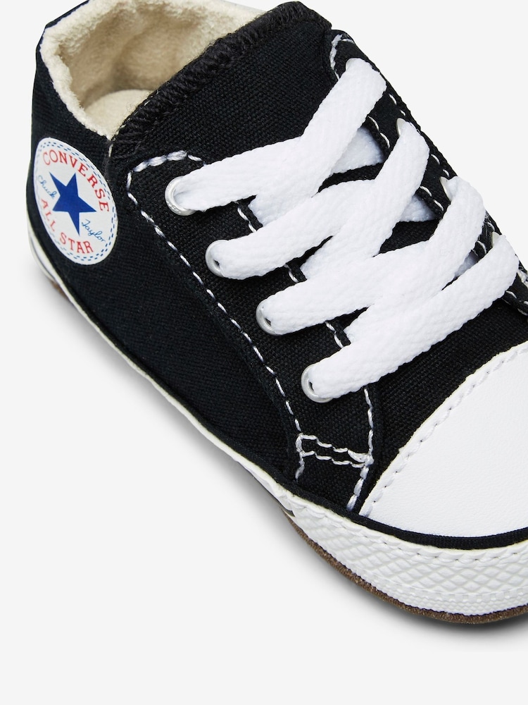 Converse Black Chuck Taylor All Star Pram Shoes - Image 4 of 6