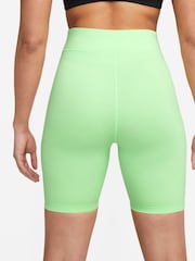Nike Green Classic High Waisted 8" Cycling Shorts - Image 5 of 5