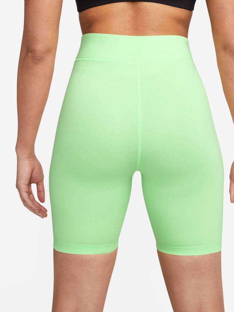 Nike Green Classic High Waisted 8" Cycling Shorts - Image 5 of 5