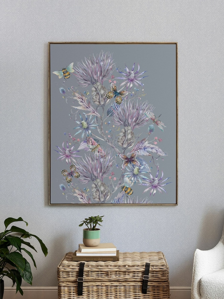 Voyage Stone Elysium Storm Framed Canvas - Image 1 of 2
