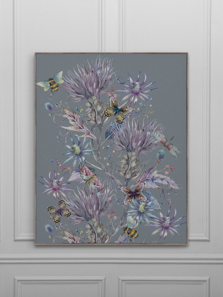 Voyage Stone Elysium Storm Framed Canvas - Image 2 of 2