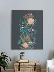 Voyage Stone Fortazela Sapphire Framed Canvas - Image 1 of 3