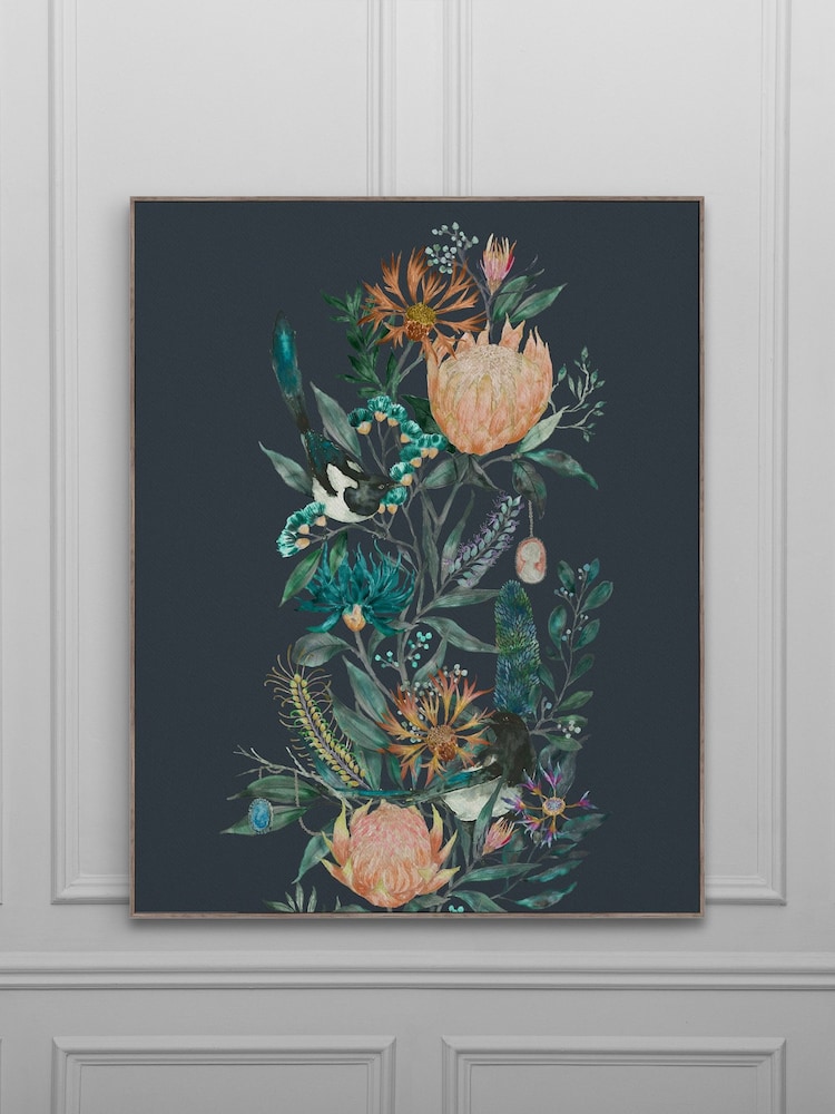 Voyage Stone Fortazela Sapphire Framed Canvas - Image 2 of 3