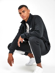 Nike Black NSW Fleece Tracksuit - Image 3 of 5