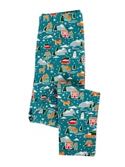 Grønn - Frugi Libby Trykte Leggings - Bilde 1 av 4