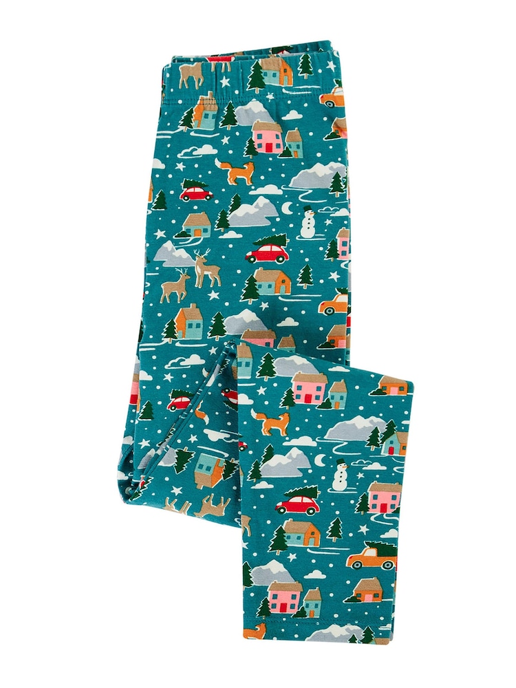 Grønn - Frugi Libby Trykte Leggings - Bilde 1 av 4 Grønn - Frugi Libby Trykte Leggings - Bilde 1 av 4