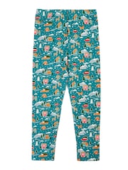 Grønn - Frugi Libby Trykte Leggings - Bilde 2 av 4