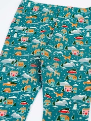 Grønn - Frugi Libby Trykte Leggings - Bilde 3 av 4