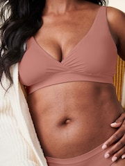 Bravado Pink Nursing Ballet Nursing Bra in Sustainable Eco Fabric - Image 3 of 4