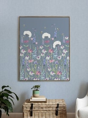 Voyage Blue Hermione Framed Canvas - Image 1 of 3