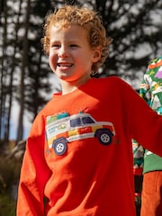 Frugi Orange Owen Circular Top - Image 1 of 4