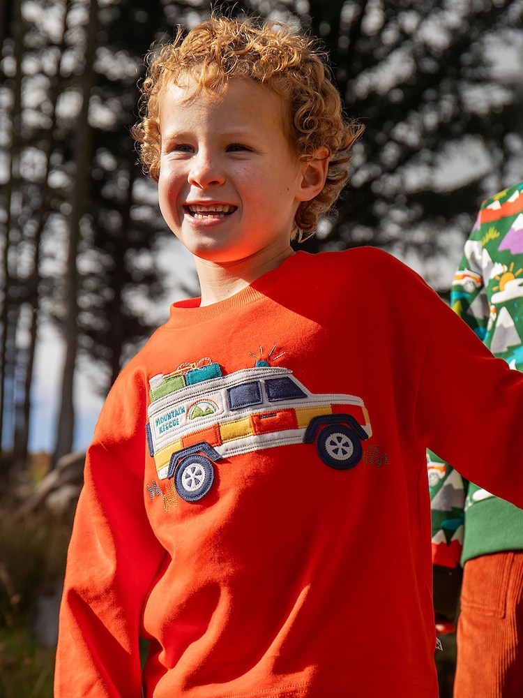 Frugi Orange Owen Circular Top - Image 1 of 4
