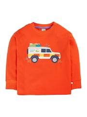 Frugi Orange Owen Circular Top - Image 2 of 4