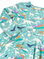 Frugi Green Sofia Skater Dress - Image 2 of 3
