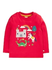 Frugi Red Adventure Applique Top - Image 1 of 3