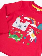 Frugi Red Adventure Applique Top - Image 2 of 3