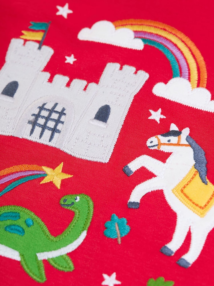 Frugi Red Adventure Applique Top - Image 3 of 3 Frugi Red Adventure Applique Top - Image 3 of 3
