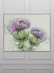 Voyage Grey Mystic Moorland Framed Canvas - Image 2 of 2