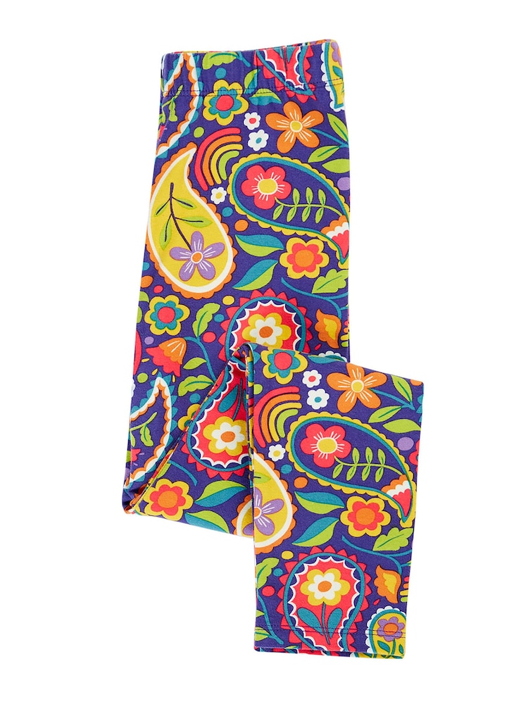 Roxa - Leggings estampadas Frugi Libby - Imagem 1 de 4 Roxa - Leggings estampadas Frugi Libby - Imagem 1 de 4