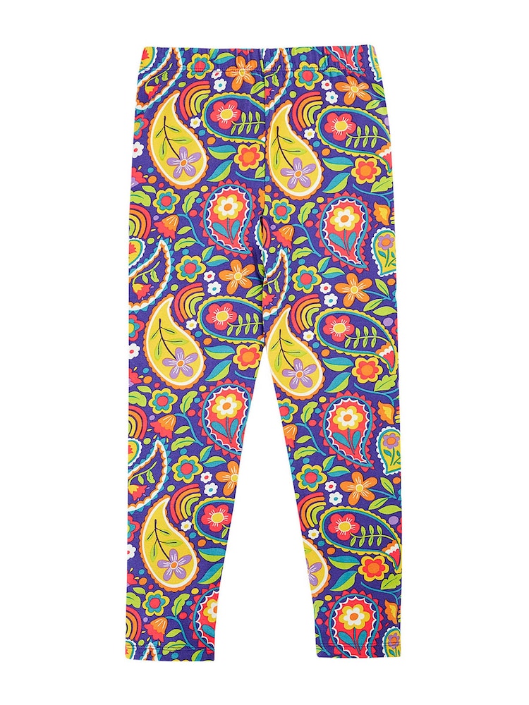 Roxa - Leggings estampadas Frugi Libby - Imagem 2 de 4 Roxa - Leggings estampadas Frugi Libby - Imagem 2 de 4