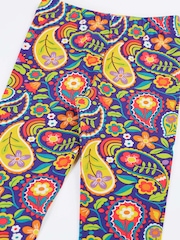 Roxa - Leggings estampadas Frugi Libby - Imagem 3 de 4