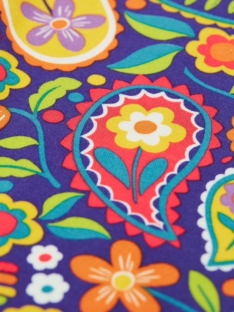 Roxa - Leggings estampadas Frugi Libby - Imagem 4 de 4 Roxa - Leggings estampadas Frugi Libby - Imagem 4 de 4