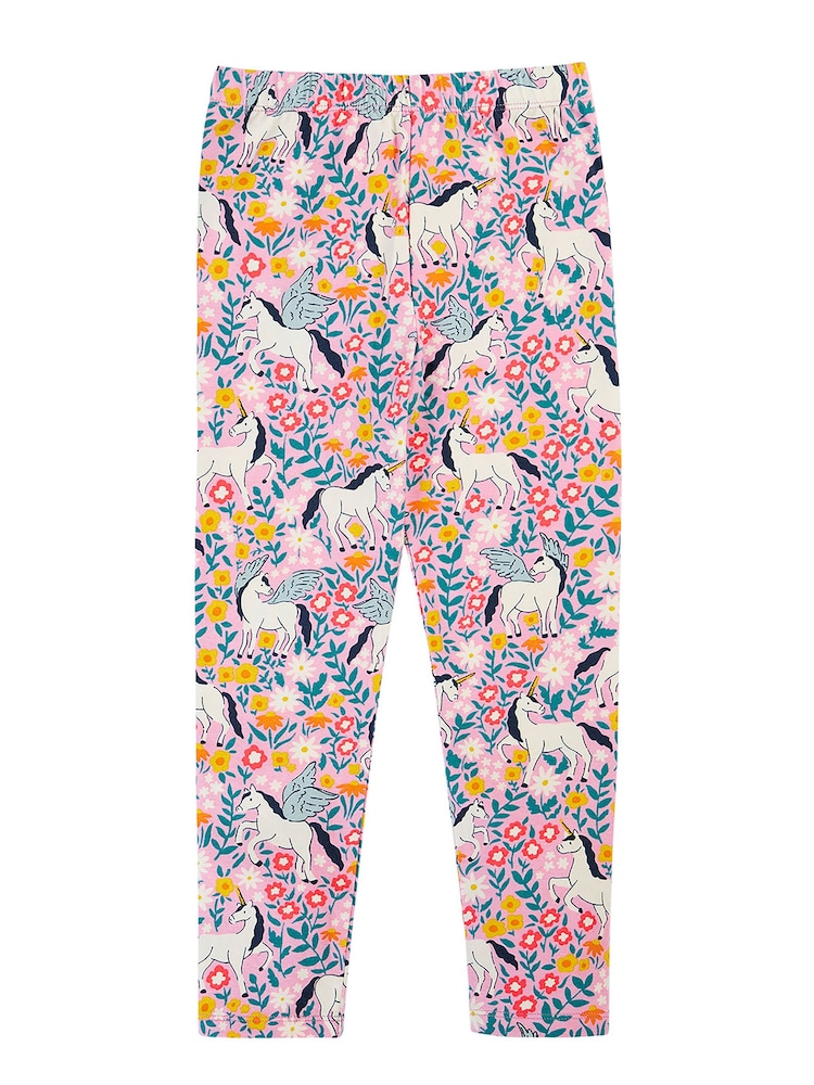 Lys Rosa - Frugi Libby Trykte Leggings - Bilde 2 av 4 Lys Rosa - Frugi Libby Trykte Leggings - Bilde 2 av 4