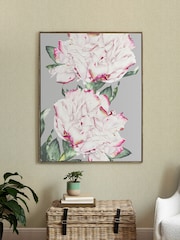 Voyage Grey Parcevall Fuchsia Framed Canvas - Image 1 of 2