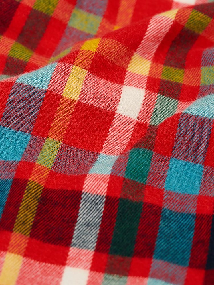 Frugi Red Christmas Caden Check Pyjamas - Image 4 of 4