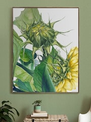 Voyage Grey Easton Fern Framed Canvas - Image 1 of 2