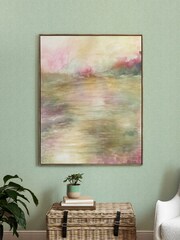 Voyage Grey Maree Yarrow Framed Canvas - Image 1 of 3
