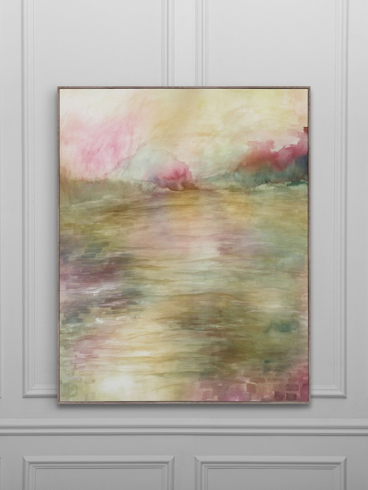 Voyage Grey Maree Yarrow Framed Canvas - Image 2 of 3