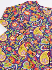 Frugi Purple Sofia Skater Dress - Image 3 of 4