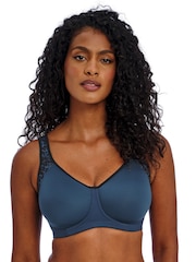 Freya Blue Midnight Leopard Print High Octane Underwire Sports Bra - Image 1 of 4