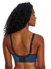 Freya Blue Midnight Leopard Print High Octane Underwire Sports Bra - Image 2 of 4