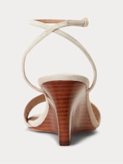 Lauren Ralph Lauren Beige Katherine Suede Sandals - Image 3 of 4