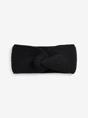 Black Knitted Headband - Image 1 of 1