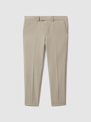 Reiss Stone Fine Wool Side Adjusters Trousers - Image 2 of 4