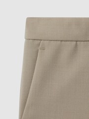 Reiss Stone Fine Wool Side Adjusters Trousers - Image 4 of 4