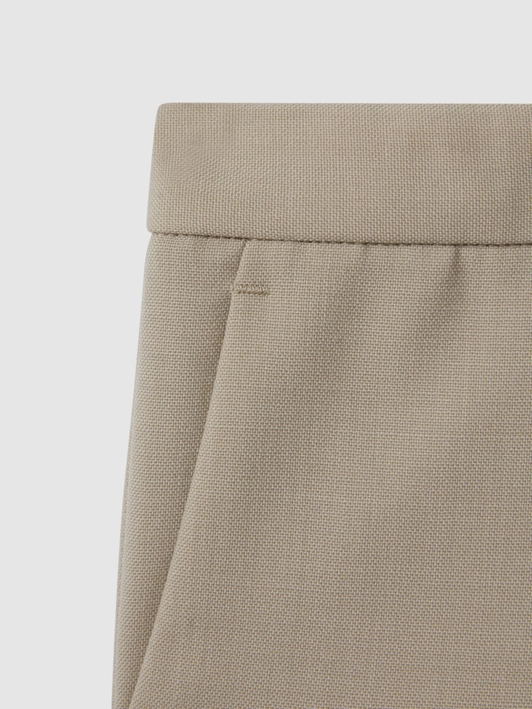 Reiss Stone Fine Wool Side Adjusters Trousers - Image 4 of 4