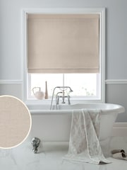 Laura Ashley Natural Swanson Made to Measure Roman Blind - Image 2 of 6