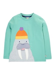 Frugi Blue Adventure Circular Top - Image 1 of 3